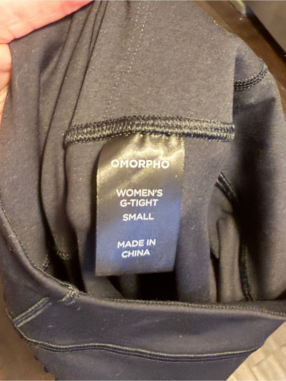 OMORPHO High-Waist Black weighted Leggings: G-Tight - Picture 8 of 8